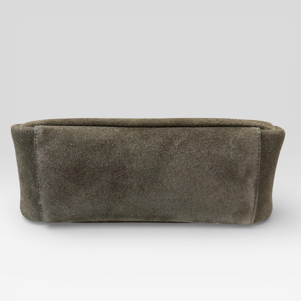 Coach Hadley Convertible Shoulder Crossbody Bag Suede Olive Army Green CCG43 NWT - Picture 5 of 15